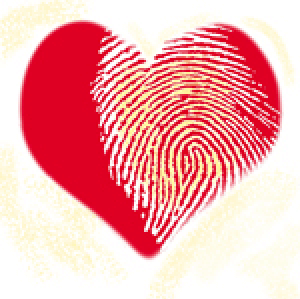 Image of Fingerprint on Heart - For the article Find Your Dream Lover